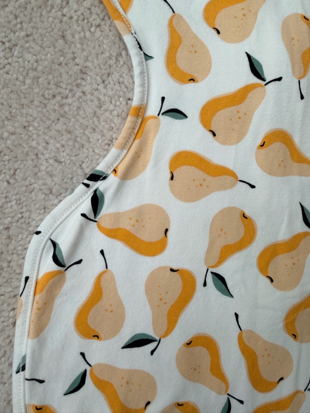 Love to Dream Yellow Pear Print Swaddle Sack - Picture 7 of 8